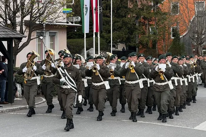 Die Militärmusik Steiermark gestaltete den Festakt musikalisch.