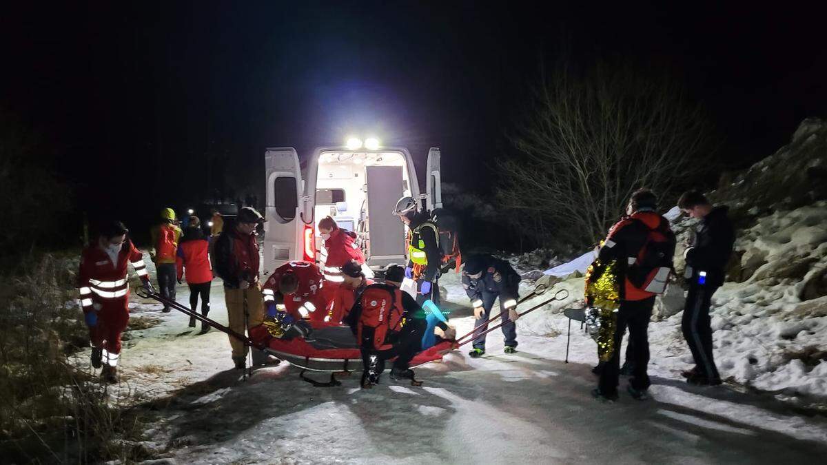 Die Bergrettung Graz war auch über die Weihnachtsfeiertage mehrfach am Schöckl im Einsatz 