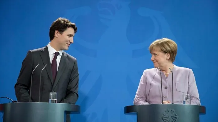 Die Deutsche Bundeskanzlerin Angela Merkel wird gerne als kühle und berechnende Naturwissenschafterin beschrieben.