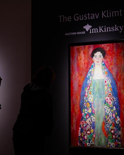Blick auf das „Bildnis Fräulein Lieser" von Gustav Klimt