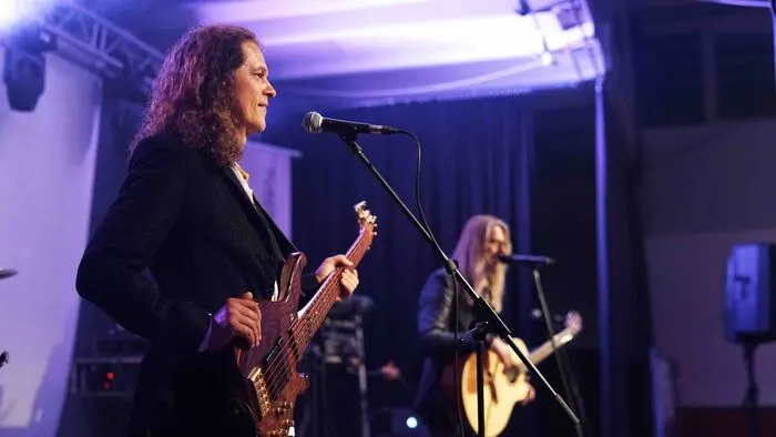 Die Partyband "Meilenstein" sorgte für die musikalische Unterhaltung.