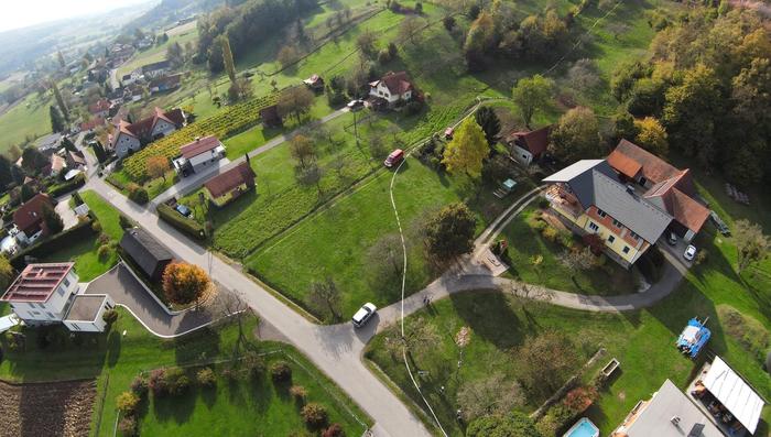 Am Parapluiberg in Bad Gleichenberg probten sieben Feuerwehren den Ernstfall