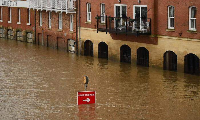 Überschwemmungen in York 