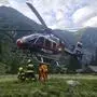 Drei Feuerwehren und drei Hubschrauber des Innenministeriums waren am Sonntag im Einsatz