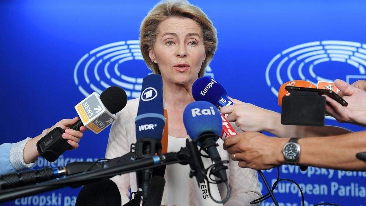 Ursula von der Leyen will das EU-Parlament überzeugen
