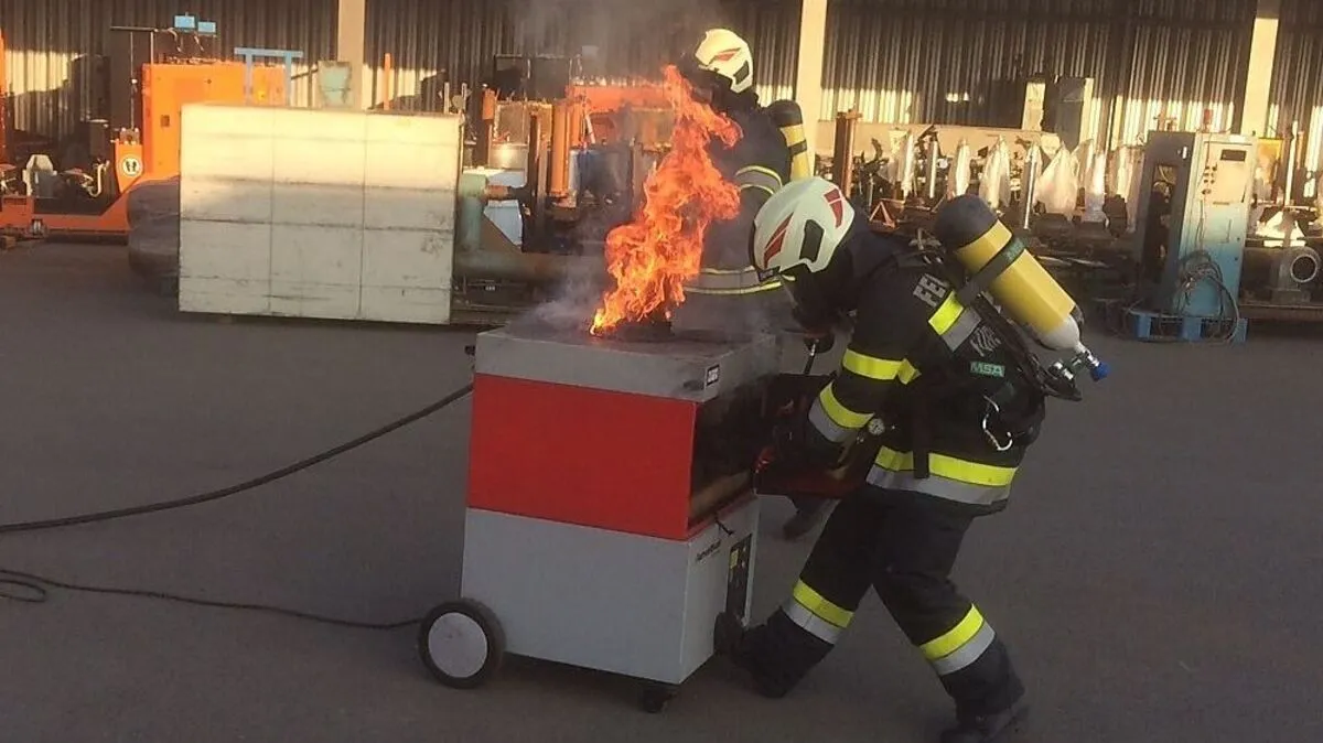 Die Feuerwehr Fürstenfeld war mit zwölf Mann im Einsatz