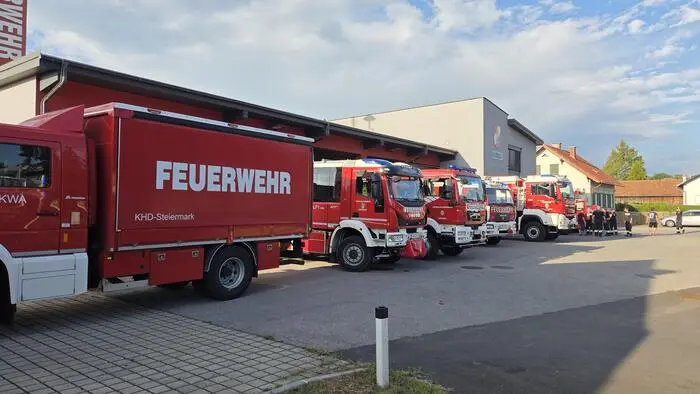 Sieben Feuerwehren wurden alarmiert