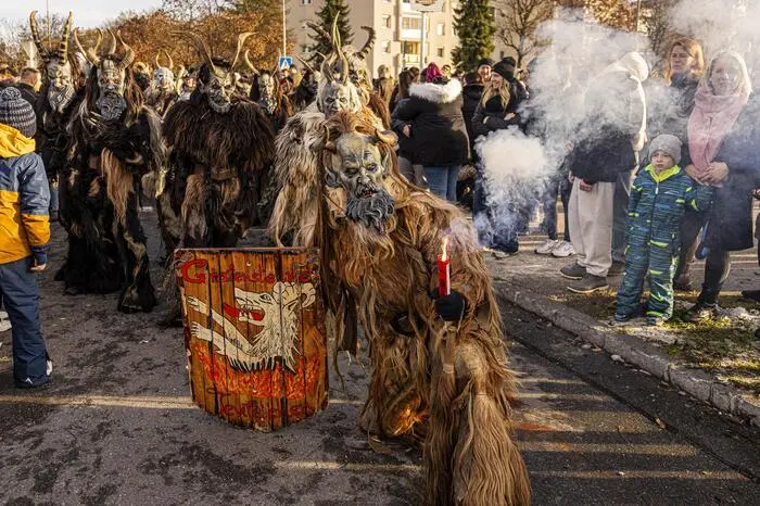 Krampus Perchten Krampuslauf Welzenegg Klagenfurt November 2024