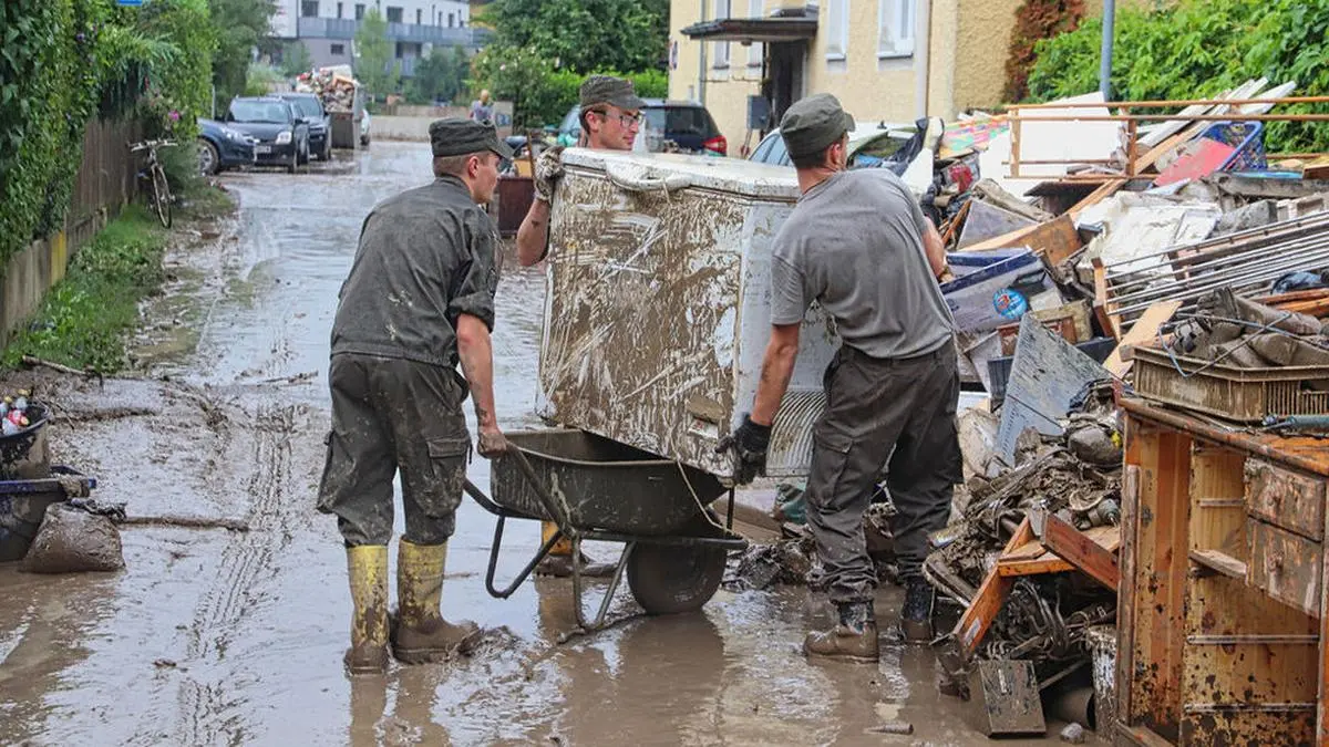 In Hallein packen jetzt auch die Bundesheer-Pioniere an