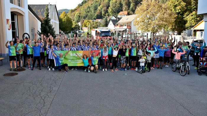 Rund 140 Mitarbeiter und Familienangehörige nahmen kürzlich beim 6. Sappi-Gratkorn-Werkslauf teil.