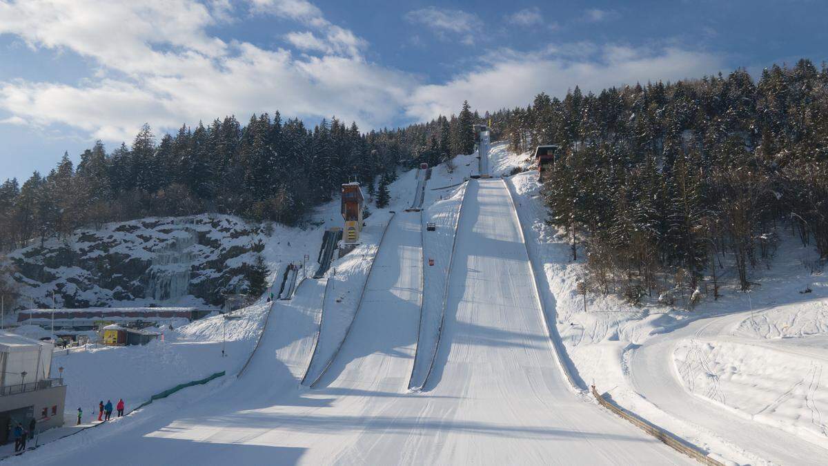 Die Villacher Alpen Arena ist bereit für den Damen-Skisprung-Weltcup