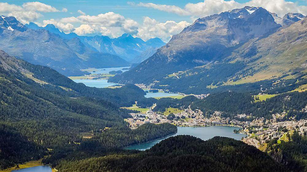 Die Oberengadiner Seen liegen auf 1800 Höhenmetern