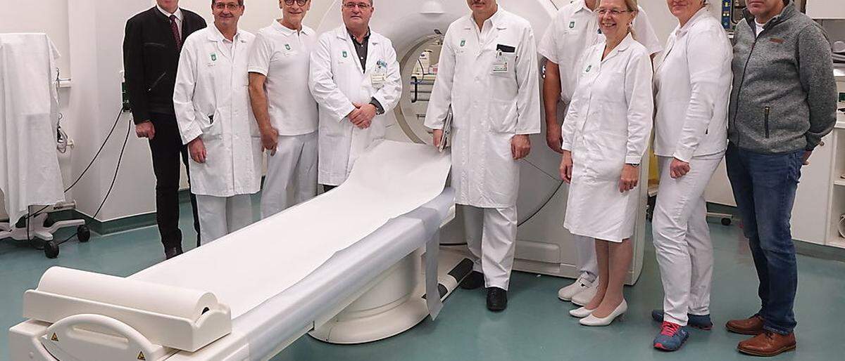 Das neue CT-Gerät hat 40 Prozent weniger Strahlenbelastung