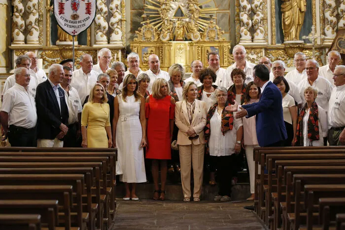 Besuch in der Kirche St. Etienne in Espelette.