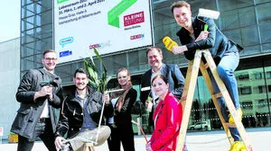 Die Lebenraum-Crew der Kleinen Zeitung mit Antenne-Moderator Mathias Pascottini freut sich, Sie auf der „Lebensraum 2017“ ­be­grüßen zu dürfen
