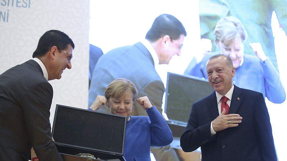 Merkel bei Erdogan 