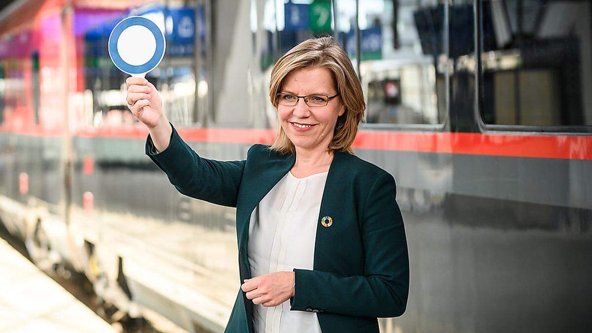 Leonore Gewessler, als Ministerin für Verkehr und Klimaschutz zuständig