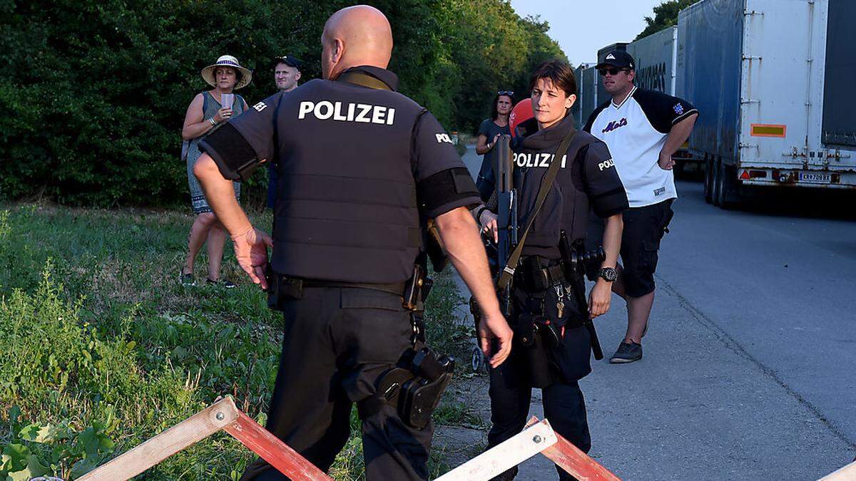 Polizeieinsatz am Donauinselfest