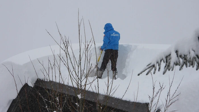 Schneemassen in weiten Teilen Österreichs.