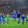 LEIPZIG,GERMANY,24.JUN.24 - SOCCER - UEFA EURO 2024, group stage, Croatia vs Italy. Image shows the rejoicing of ITA with Gianluca Scamacca, Alessandro Bastoni, Davide Frattesi, Matteo Darmian, Federico Gatti, Andrea Cambiaso, Mattia Zaccagni, Alessandro Buongiorno, Riccardo Calafiori and Stephan El Shaarawy (ITA).
Photo: GEPA pictures/ Witters/ Leonie Horky - ATTENTION - COPYRIGHT FOR AUSTRIAN CLIENTS ONLY