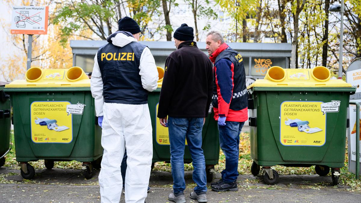 Die Polizei fand das tote Baby in einem Müllcontainer