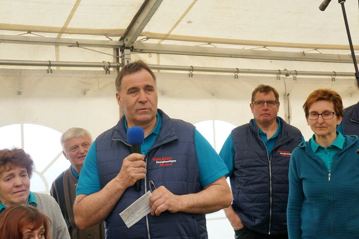 Obmann Eduard Münzer begrüßte die zahlreichen Gäste.
