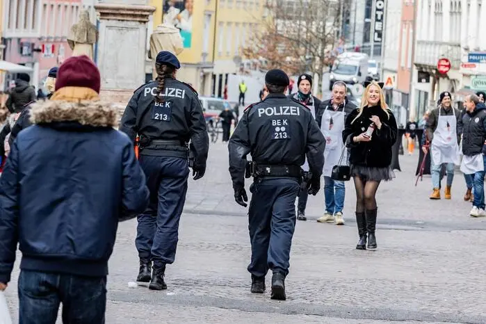 Das Polizeiaufgebot war groß