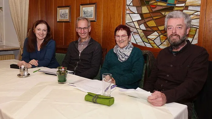 Grüne Kontrolle: Radl, Wallner, Horvath und Kothgasser (von links)