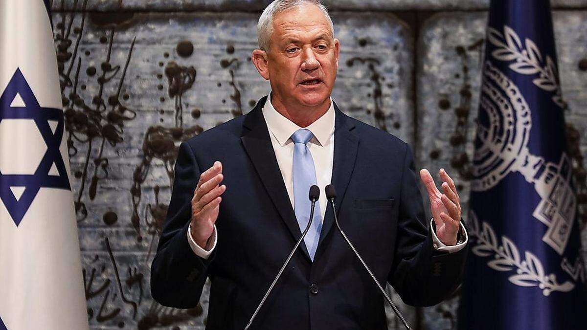 Israels Oppositionspolitiker Benny Gantz