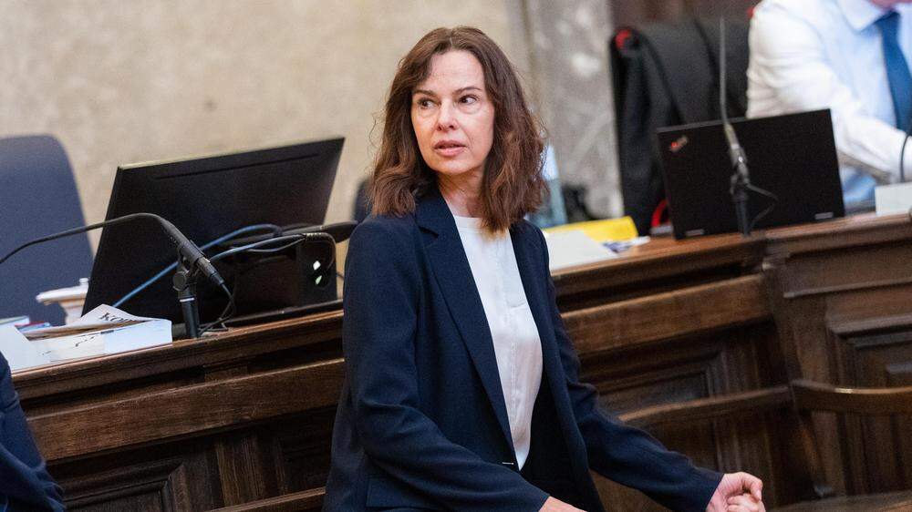Sophie Karmasin im Gerichtssaal | Karmasin stand im Vorjahr vor Gericht