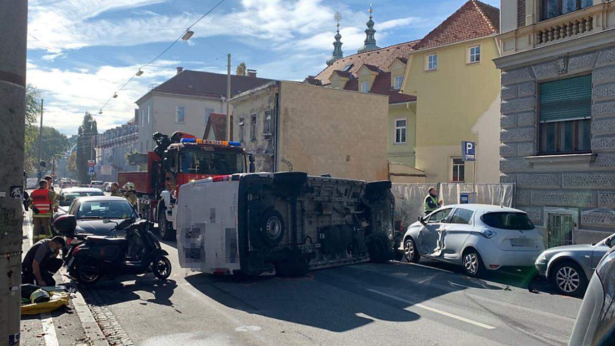 Lendkai: Nahe der Murinsel ereignete sich der Unfall