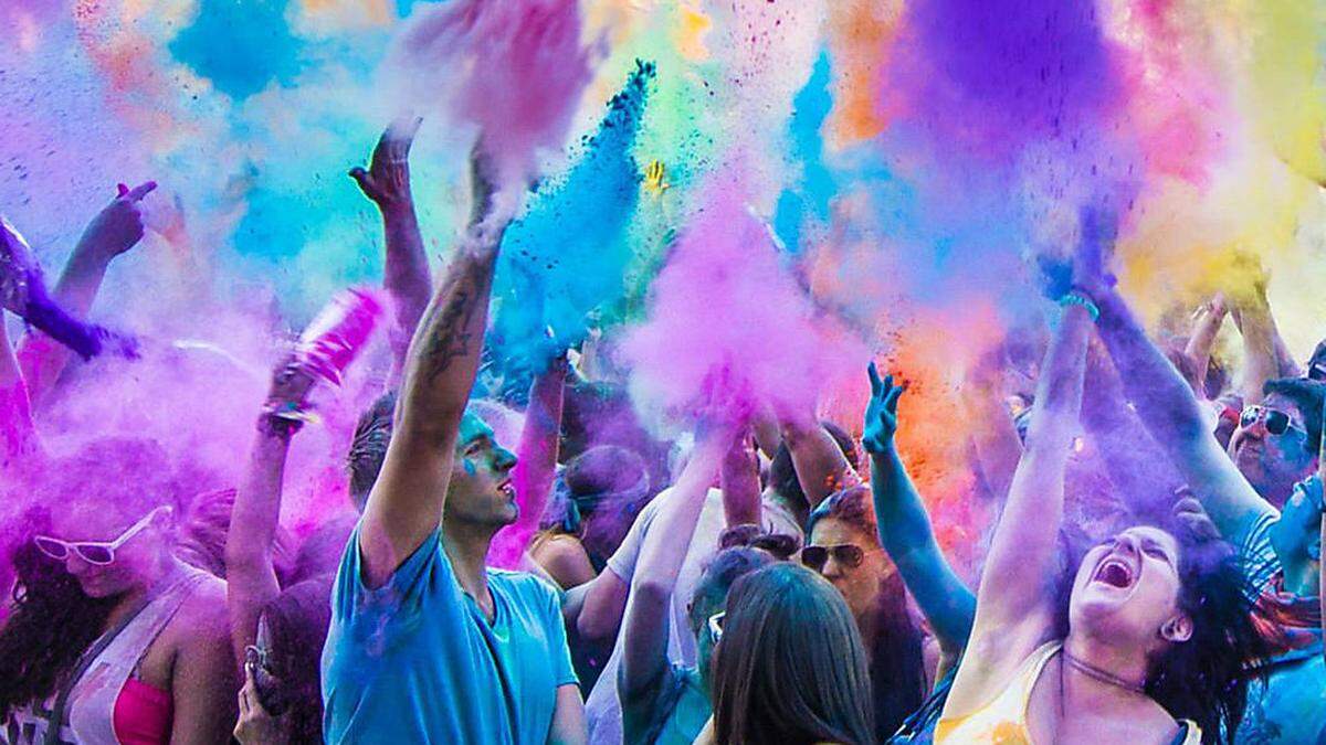 Happy Holi Aus für Holi Ein letztes Mal noch Festival der Farben in Graz