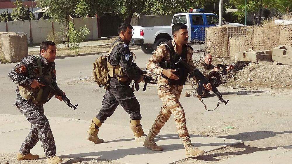Irakische Truppen im Kampf gegen den IS
