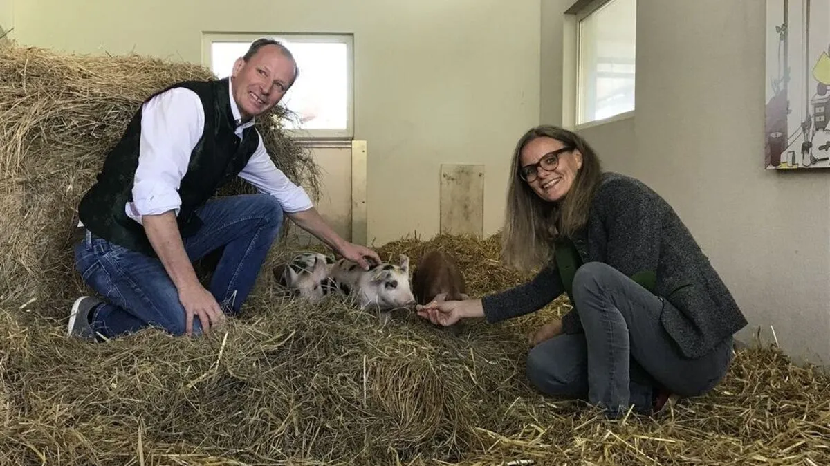 Franz und Bettina Habel in der neuen Ferkel WG