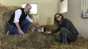Franz und Bettina Habel in der neuen Ferkel WG