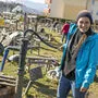 Projektinitiatorin Julia Leitner im Gemeinschaftsgarten