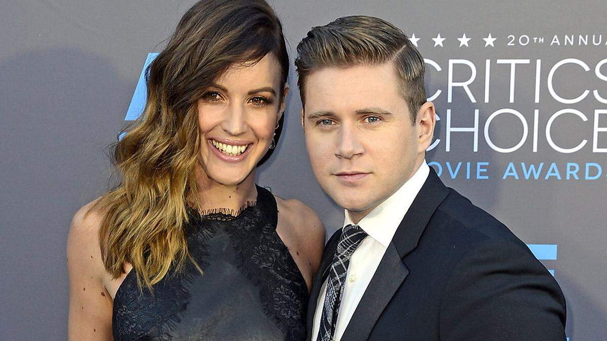 Charlie Webster mit Schauspieler Allen Leech