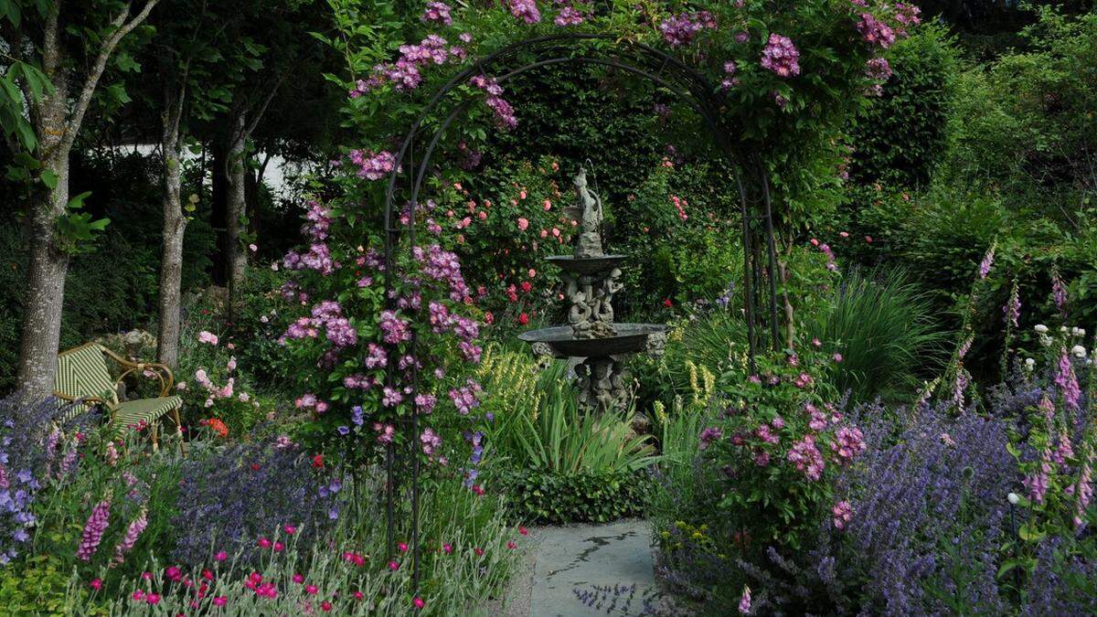 Ein Platzwahl-Teilnehmer: Eine immense Blütenvielfalt gibt’s ab Sommer auf der Alm in den „hängenden Gärten der Sulamith“	 