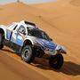 Das Fahrzeug des verletzten Philippe Boutron bei der letztjährigen Ausgabe der Rallye Dakar.