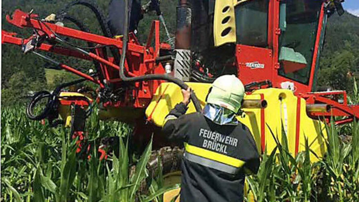 Die Feuerwehr konnte Schlimmeres verhindern