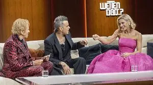 Thomas Gottschalk, Robbie Williams und Michelle Hunziker