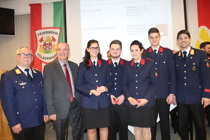 Angelobung Feuerwehrkameraden