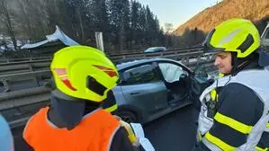 Die Frau war auf der Überholspur unterwegs