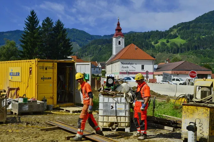 Die Baustelle ist 5,6 Kilometer lang, entstehen soll unter anderem eine 950 Meter lange Unterflurtrasse.