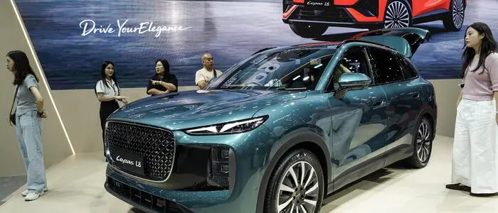 Der Lepas 8 bei der Big Motor Sale Messe in Bangkok | Lepas gehört zu Chery Automobile, Chinas größter Autoexporteur 