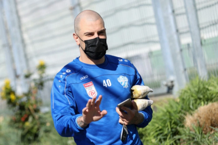 Sandro Gotal- das Lächeln ist auch mit Maske zu erkennen