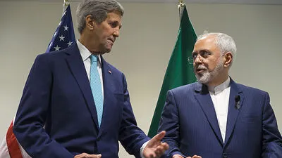 Die Außenminister John Kerry und Mohammad Javad Zarif 