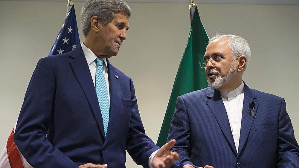 Die Außenminister John Kerry und Mohammad Javad Zarif 