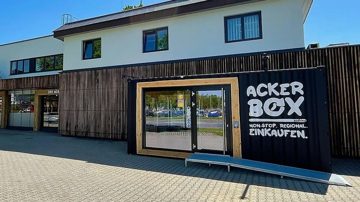 Klagenfurts erste Ackerbox wurde am Südring aufgestellt.