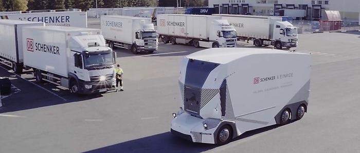 Der T-Pod, ein vollelektrisch und autonom fahrender Lastwagen, ist in Schweden zugelassen 